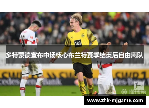 多特蒙德宣布中场核心布兰特赛季结束后自由离队